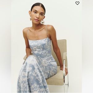Reformation Frankie Silk Dress Size 10